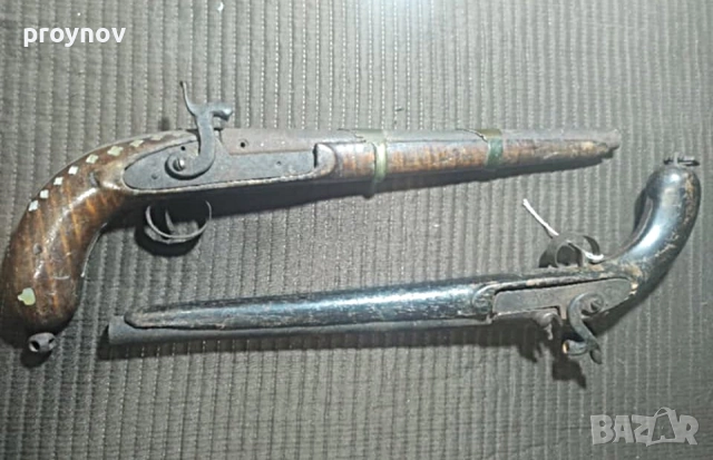 Два пистолета европейски 19-ти Век., снимка 4 - Антикварни и старинни предмети - 52273211