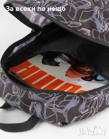 PUMA Plus Sports Backpack Black/Grey Раница Код P2929, снимка 3 - Раници - 55815764