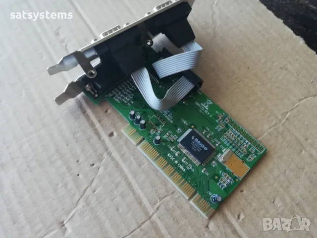 PCI Controller Card Delock NM9735 2 x Serial RS-232 + 1 x Parallel IEEE1284, снимка 4 - Други - 48096736
