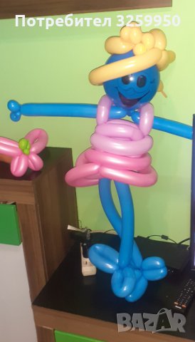 Фигури от балони ,украси , снимка 13 - Декорация - 35150714