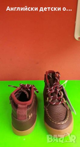 Английски детски боти естествена кожа-M&S, снимка 6 - Детски боти и ботуши - 30215976