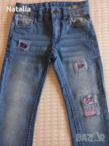 Ефектни дънки за госпожица-"Dopo", снимка 6 - Детски панталони и дънки - 38240566