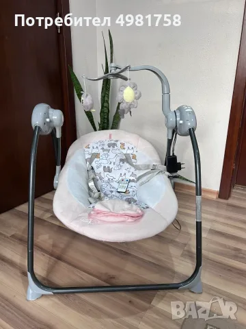 Електрическа люлка за бебе марка Мони, снимка 2 - Детски люлки - 56545385