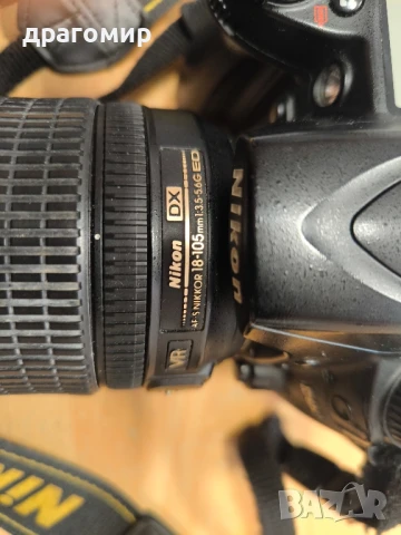 Nikon D90 AF NIKKOR 18-105 mm1:3,5-5,6G ED, снимка 3 - Фотоапарати - 51273399