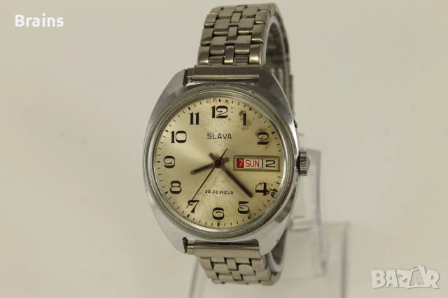 Руски Ръчен Часовник SLAVA 2628 Със 26 Камъка