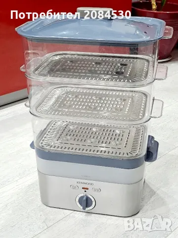 Уред за готвене на пара KENWOOD-2000w ;3 нива ;12л