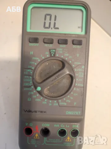 Продава се цифров мултиметър WAVETEK DM27XT, снимка 9 - Измервателни инструменти - 56318909