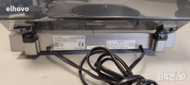 Грамофон Sony PS-J20, снимка 7 - Грамофони - 53187874