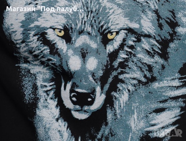 Нов мъжки суичър с дигитален печат Сив вълк, Серия вълци, снимка 9 - Суичъри - 29976586