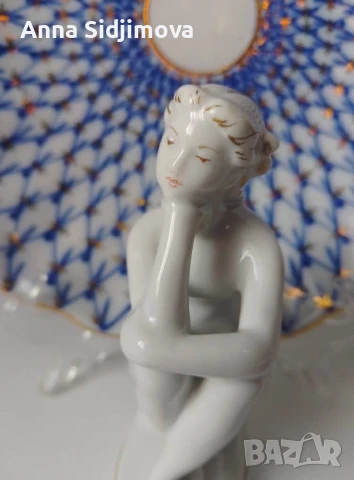 Руски порцелан ЛФЗ статуетка , снимка 3 - Статуетки - 51265671