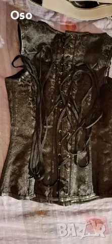 Дамски готик / стиймпанк корсет с метални закопчалки (Steampunk Corset) , снимка 2 - Корсети, бюстиета, топове - 55781553