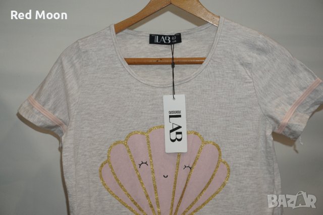 Дамска тениска Answear LAB Shell We Dance с етикет Размер M, снимка 2 - Тениски - 42193398