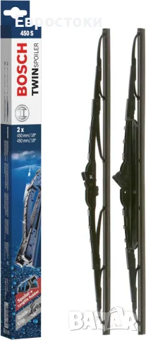 Bosch Automotive Конвенционален двоен спойлер 450S Плоски пера на чистачките