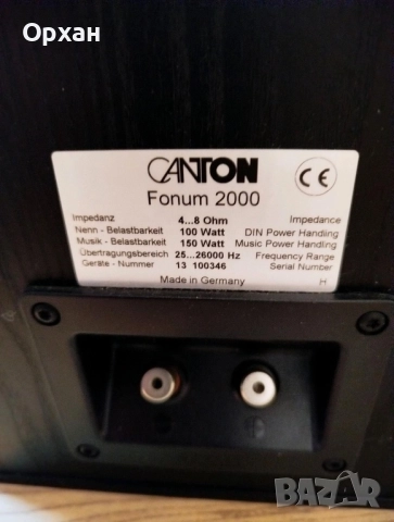 Canton Fonum 2000, снимка 5 - Тонколони - 52465569