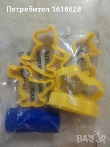 Нови формички за моделиране с пластелин или курабийки.Sofdough пластелин - 6 цвята., снимка 1