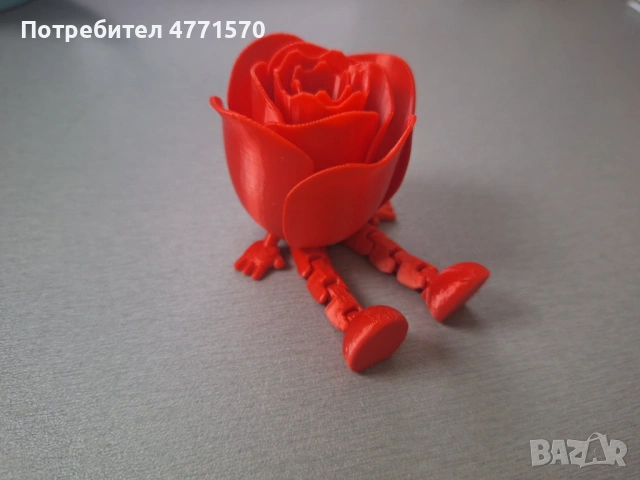 3 D фигурка цвете, снимка 2 - Декорация за дома - 54027253