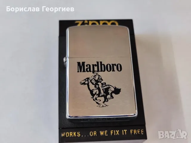 Оригинална запалка zippo marlboro 1984 г Нова, снимка 4 - Колекции - 47744682
