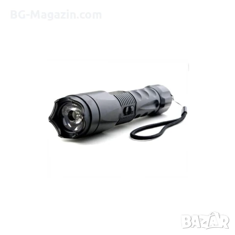 Мощен акумулаторен ръчен LED фенер с електрошок кучегон самоотбрана кучета охрана самозащита дански, снимка 2 - Оборудване и аксесоари за оръжия - 51014614