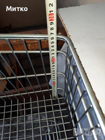 Голяма пазарска метална количка с 4 колелета за пазаруване марка WANZL модел D101RC, снимка 12 - Други - 53974731