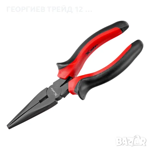 Клещи с удължени полукръгли прави челюсти 180 мм,двукомпонентни дръжки