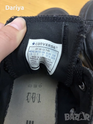 черни обувки converse , снимка 2 - Кецове - 55842837