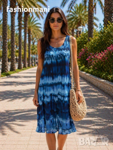 Индийски рокли 18 цвята - код 1398, снимка 18 - Рокли - 47355388