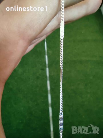 Сребърна верижка 925 - V106, снимка 1