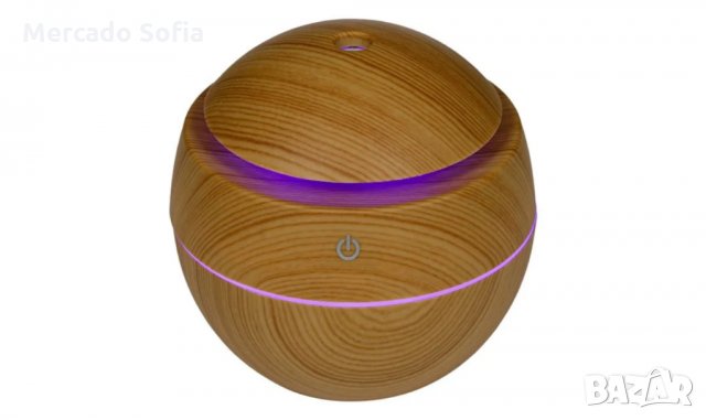 Дифузер с LED светлина 130 мл., снимка 4 - Овлажнители и пречистватели за въздух - 31842588