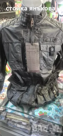 Спортно елегантно мъжко черно тънко яке, снимка 4 - Якета - 49747809