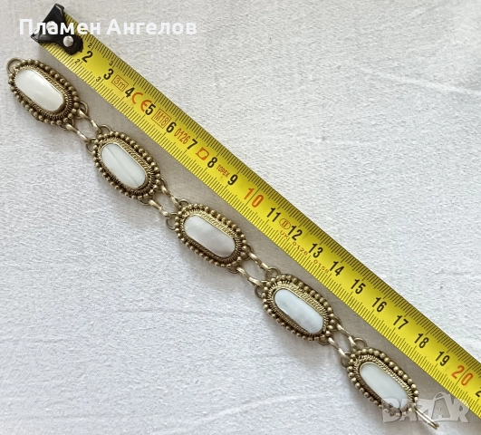 Старинна посребрена възрожденска гривна. , снимка 8 - Антикварни и старинни предмети - 52870819