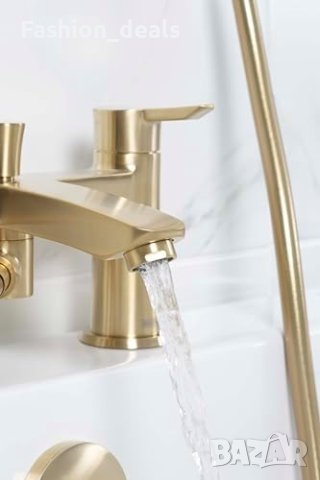 Нов Bristan Луксозен Смесител за баня и душ Apelo, Матиран Месинг, Издръжлив, снимка 2 - Други стоки за дома - 42874137