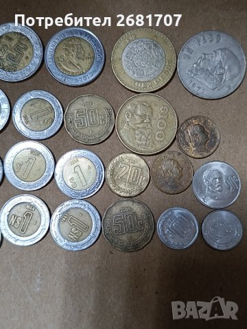 Монети Мексико , снимка 4 - Нумизматика и бонистика - 42906400