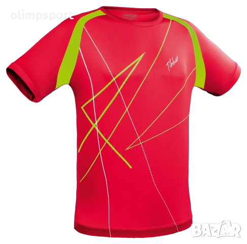 тениска tibhar rocket нова дишаща не мачкаща се лека материя полиестер