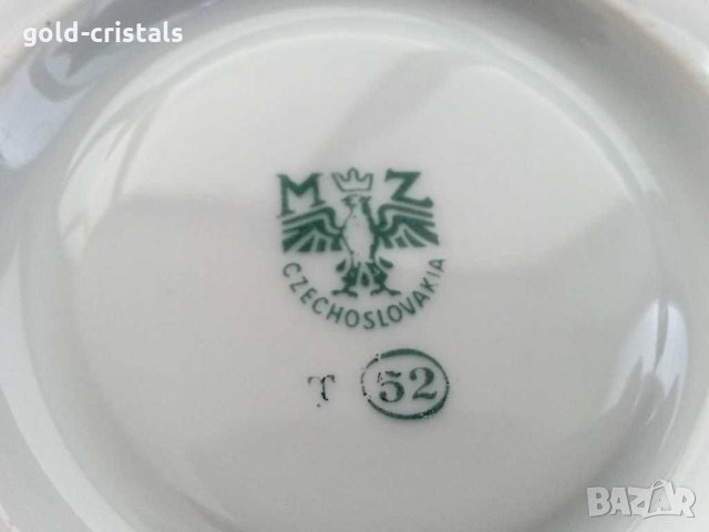  Порцелан чехословакия чинии чинийки, снимка 6 - Антикварни и старинни предмети - 30467587