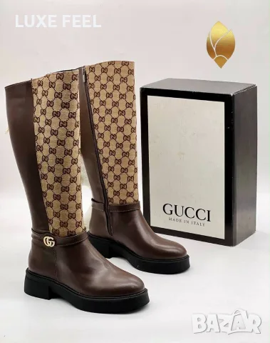 Louis Vuitton ⚜️ Hermes ⚜️ Burburry⚜️Дамски Ботуши , снимка 5 - Дамски ботуши - 56272533