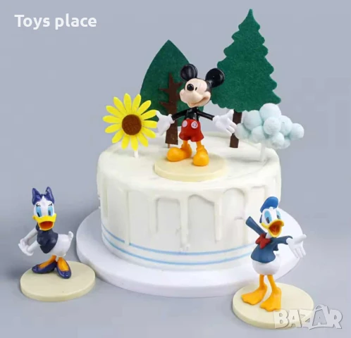 Disney Комплект 6бр фигурки Minnie mouse and Mikey mouse Мини Маус Мики Маус, снимка 4 - Фигурки - 50744794