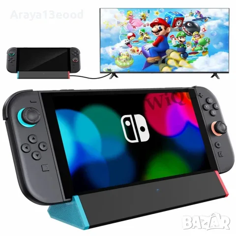 Преносима ТВ докинг станция за Nintendo Switch 2 – 4K@120Hz HDMI