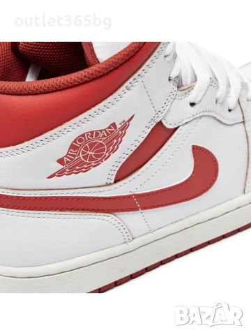 Nike - Air Jordan 1 Mid Se FJ3458 160 Бял №40.5 Оригинал Код 276, снимка 5 - Маратонки - 52090855