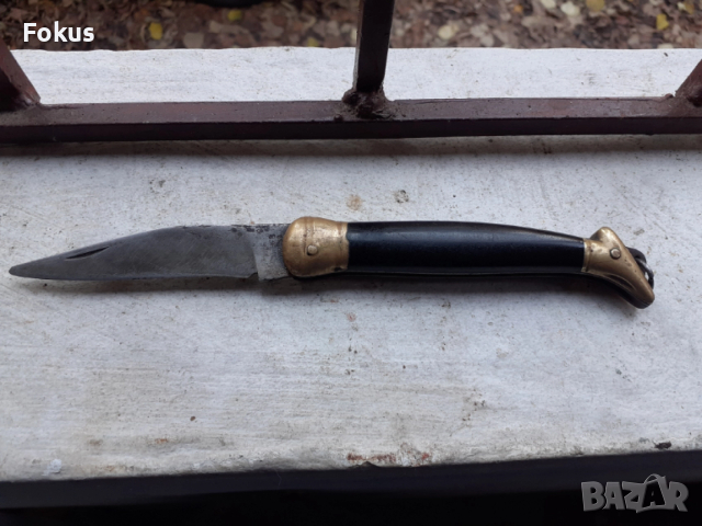 Стар джобен нож дамско краче Петко Денев Габрово