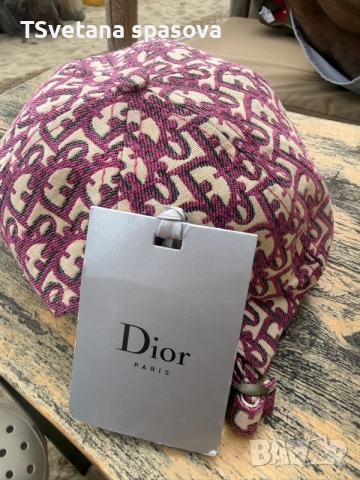 шапка с козирка Dior , снимка 5 - Шапки - 56138831