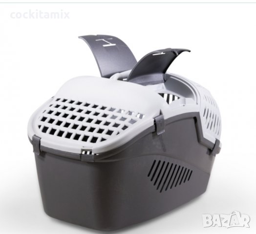 Транспортна чанта Авиор сива  57.5 / 39.5 / 40.5 височина, снимка 5 - За кучета - 37155686