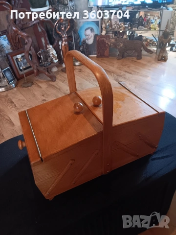 винтидж дървена кутия, снимка 2 - Антикварни и старинни предмети - 54309509