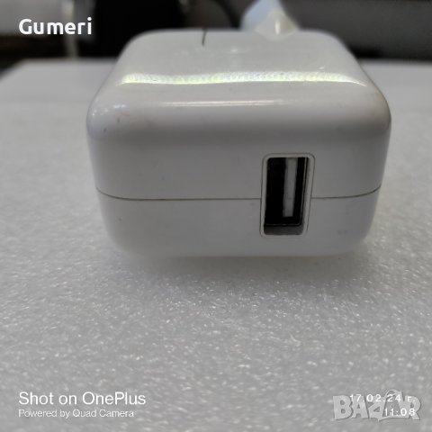 Оригинален адаптер за зареждане с USB 10W, снимка 2 - Оригинални зарядни - 44336014