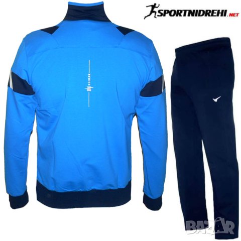 Мъжки спортен екип REDICS 230114, тъмносиньо със синьо, памук и ликра, снимка 3 - Спортни дрехи, екипи - 44303777