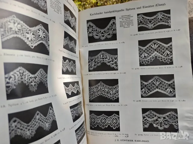 Продавам каталог за дантели 1913 /Katalog von , снимка 8 - Художествена литература - 56440160