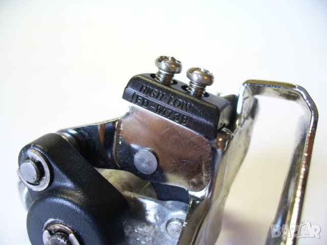 Shimano Deore XT FD-M739 3x8 декланшор за МТБ планински байк, 28.6mm clamp, снимка 3 - Части за велосипеди - 30608113