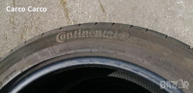 Гуми 245 45 19 Континентал Continental 2 броя  2022  Не са нови  Нов внос  Цената е за брой гума Без, снимка 7 - Гуми и джанти - 36739184