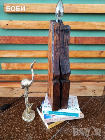 Нощна лампа тип винтидж, снимка 3 - Настолни лампи - 44350934