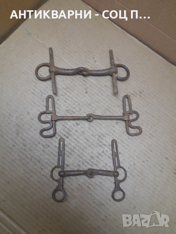 Сет Стари Юзди За Коне., снимка 2 - Антикварни и старинни предмети - 44605525