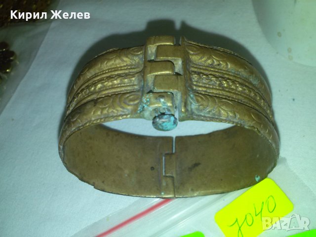 САЧАНЕНА СРЕБЪРНА ВЪЗРОЖДЕНСКА ГРИВНА с ЩИФТ МАЙСТОРСКА ОРНАМЕНТИРАНА ИЗРАБОТКА 7040, снимка 3 - Антикварни и старинни предмети - 29614602